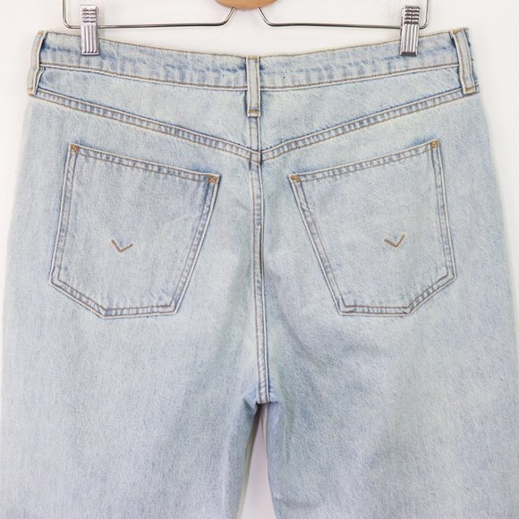 Hudson NWT Hybrid Trouser Jean Size 31 Straight Leg Canvas Rigid Denim Surf City - Picture 7 of 10